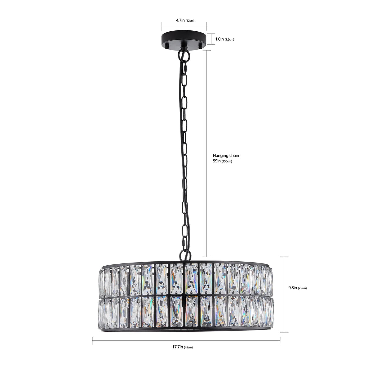 buyBrion Crystal Kitchen Chandelier - Morsale