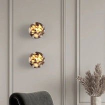Valmont marble sconce full view