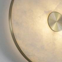Windsor marble wall sconce close-up