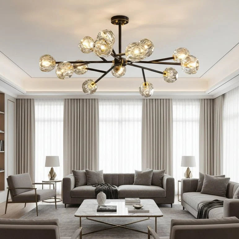 buyRama Black Branch Chandelier - Morsale Main image