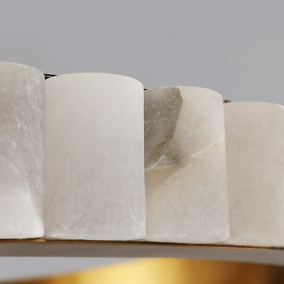 buyHampton 2-Tier Marble Ring Chandelier - Morsale