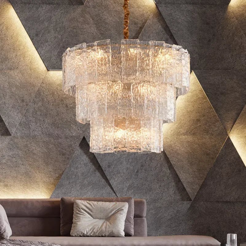 Retford modern chandelier full fixture view Main image
