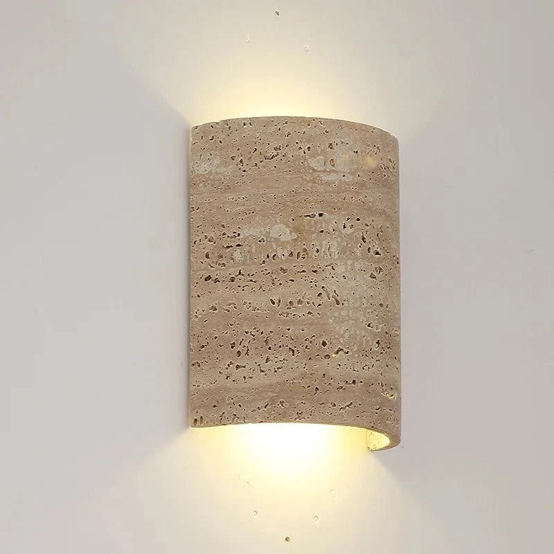 buyRosalia Travertine Wall Sconce - Morsale