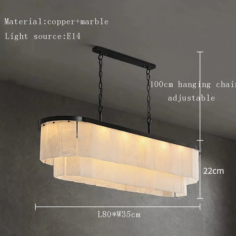 buyMarbella Marble Dining Chandelier - Morsale