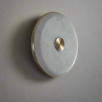 Windsor marble wall sconce side profile