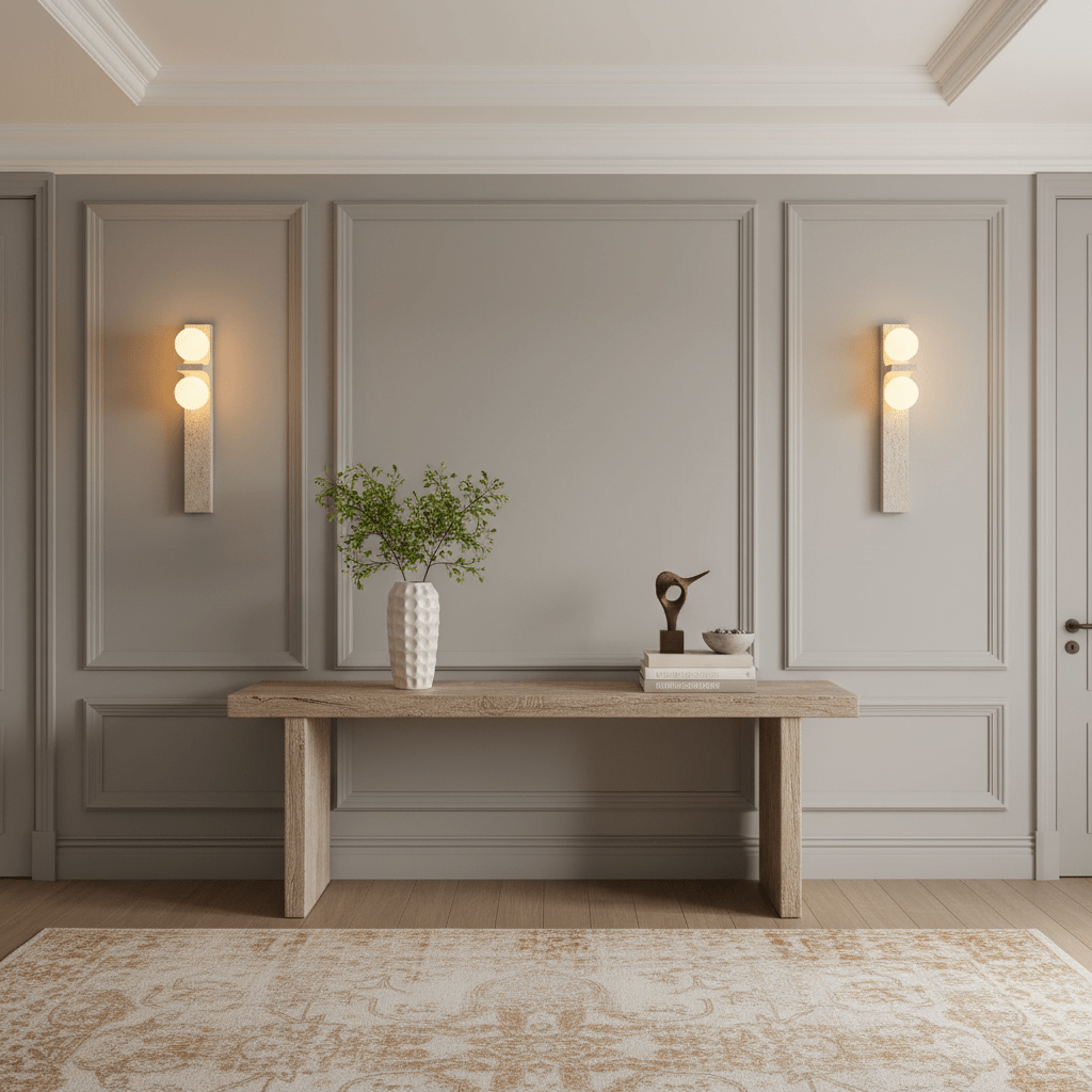 Semia Travertine Wall Sconce Secondary image