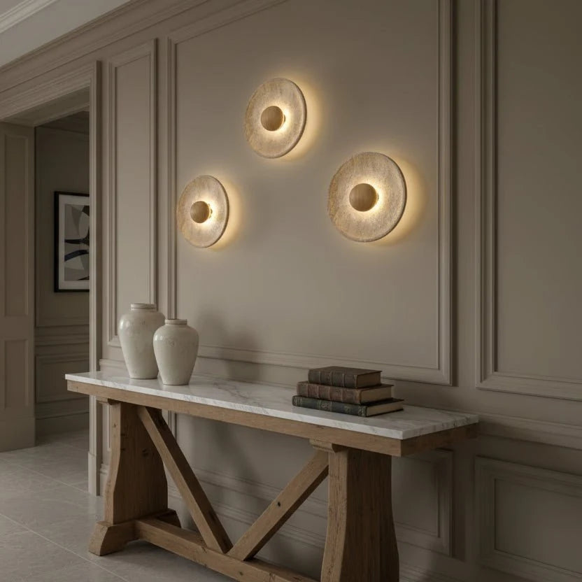 Oakley Travertine Wall Sconce Secondary image