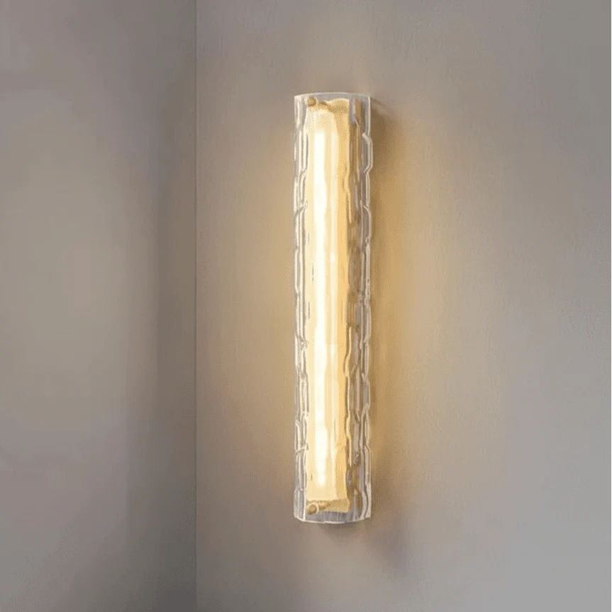 buyRenzo Glass & Copper Wall Sconce - Morsale Main image