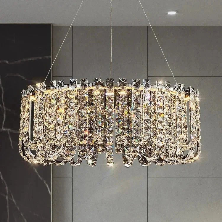 Bacci crystal beaded chandelier with cascading K9 beads Main image