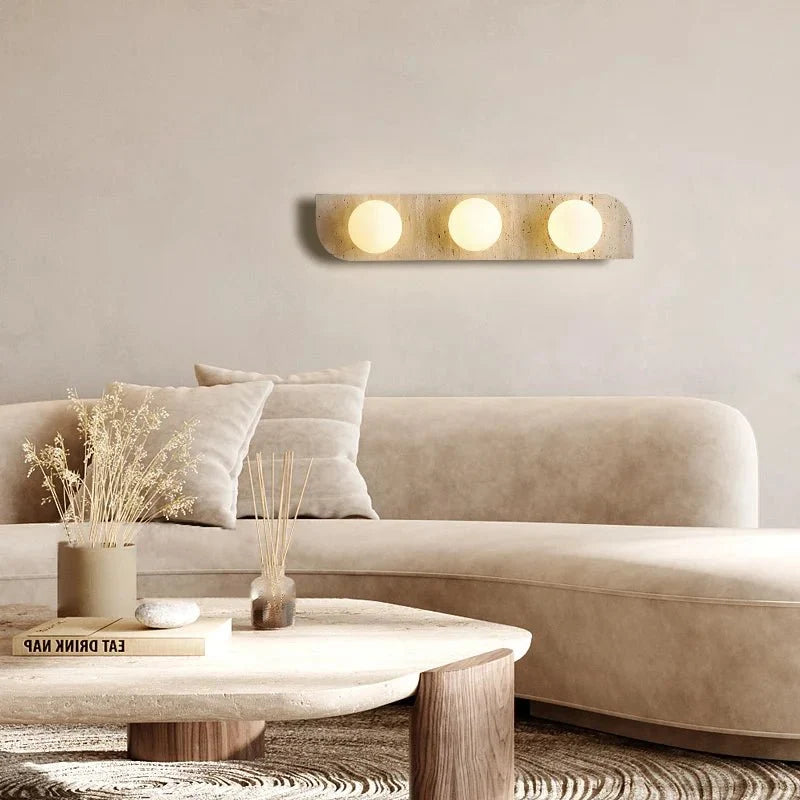 buySonte Travertine Wall Sconce - Morsale Main image