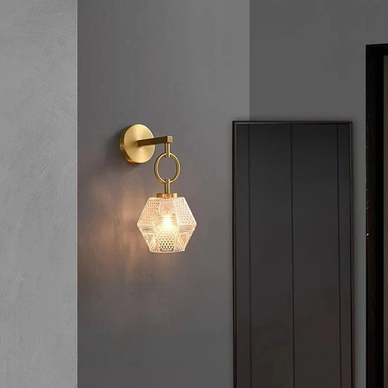 buyEmilia Copper & Glass Wall Pendant - Morsale