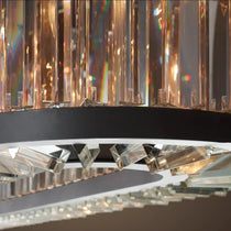 buyGio Amber Crystal Dining Chandelier - Morsale