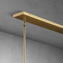 Modern Tulip Linear Chandelier for Dining Room and Bedroom