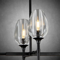 Modern Tulip Linear Chandelier for Dining Room and Bedroom