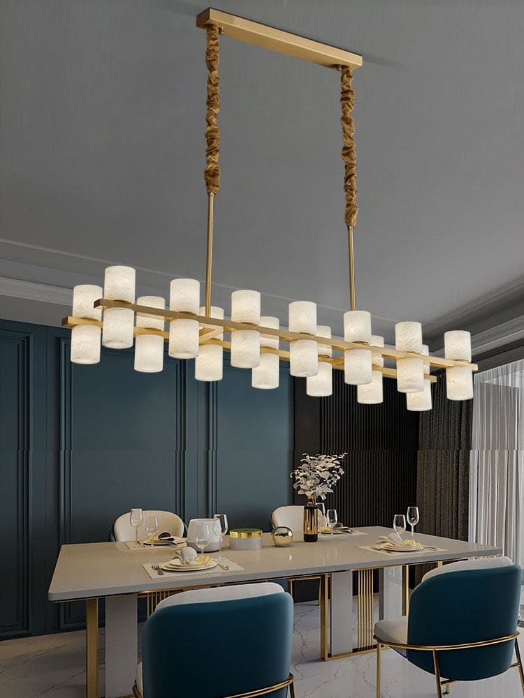 Alabaster Linear Chandelier Secondary image