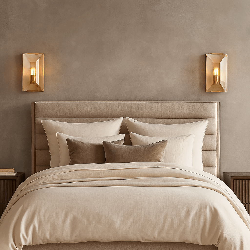 buyBrookhill Crystal Wall Sconce — Gold - Morsale Main image