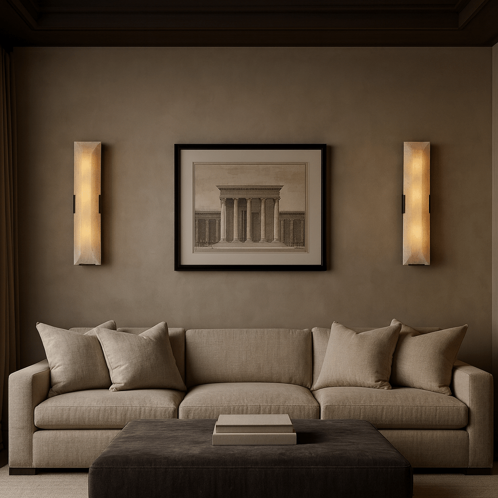 Brookhill Calcite Wall Sconce — 3 Finishes Secondary image