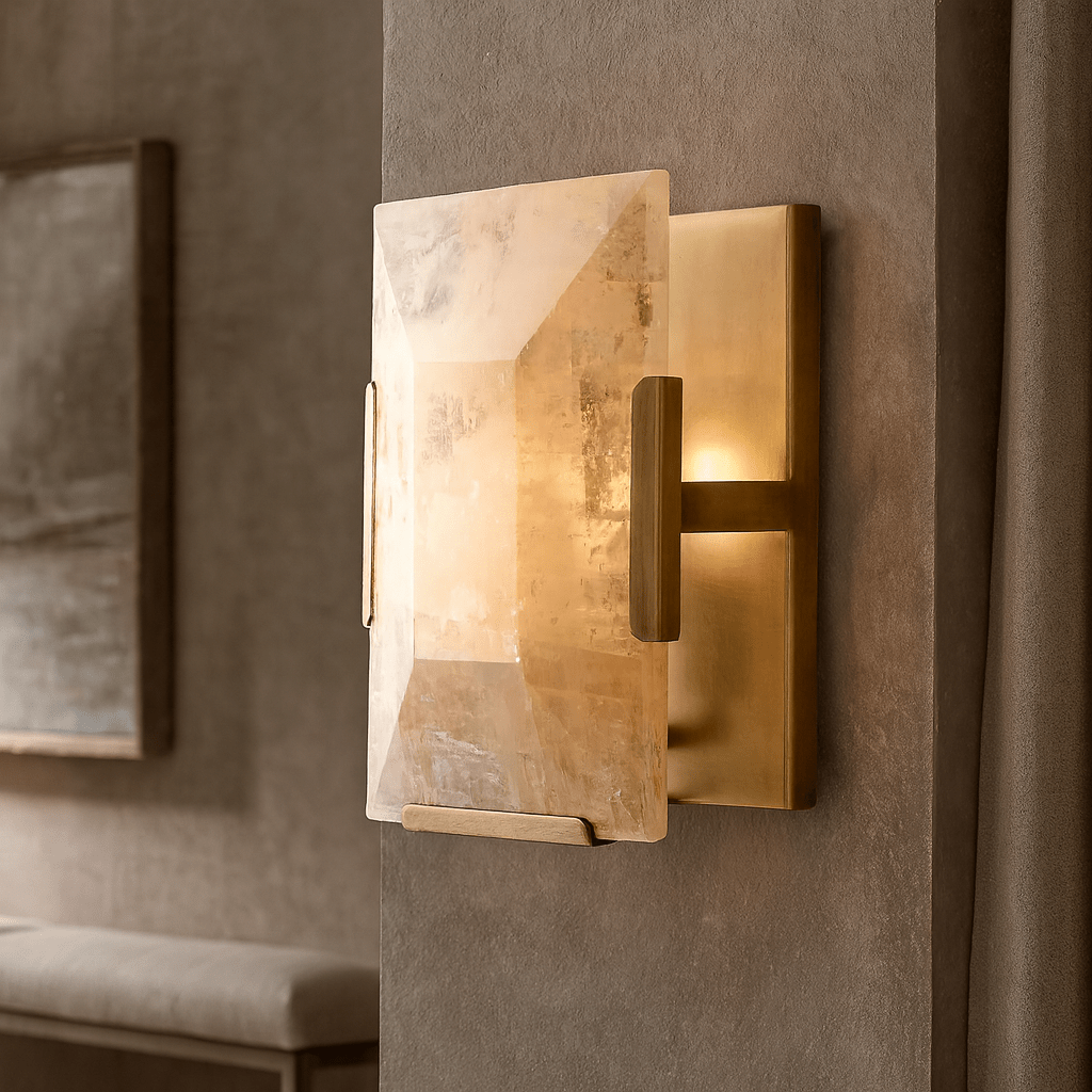 buyBrookhill Calcite Wall Sconce - Morsale Main image