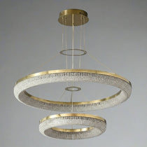 Detail of brushed electroplated steel frame and crystal