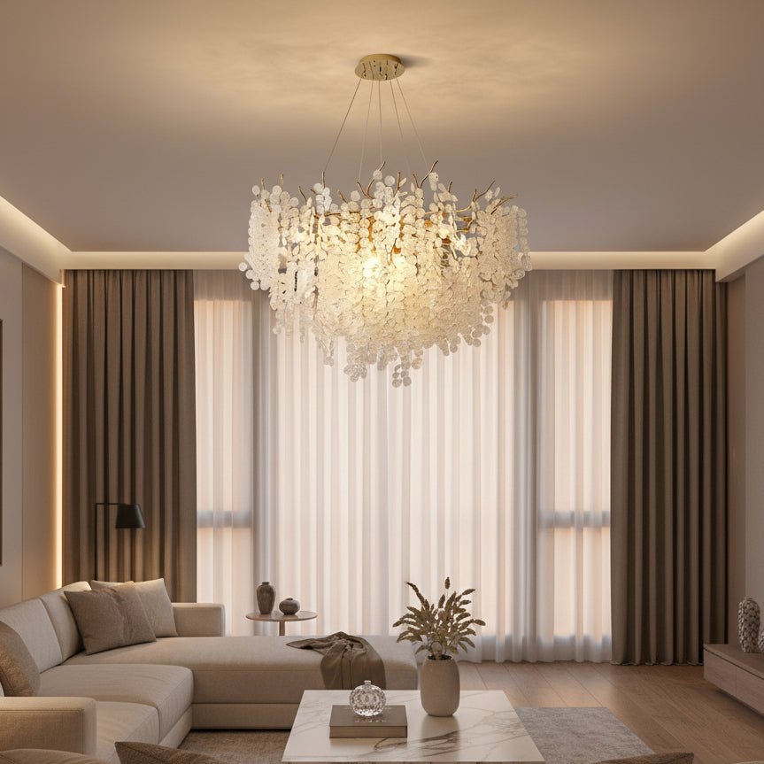 Albero Frost Glass Modern Chandelier Secondary image