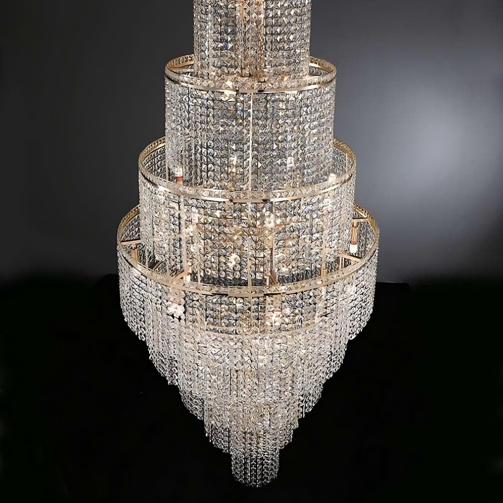 Alleri Crystal Staircase Chandelier Secondary image