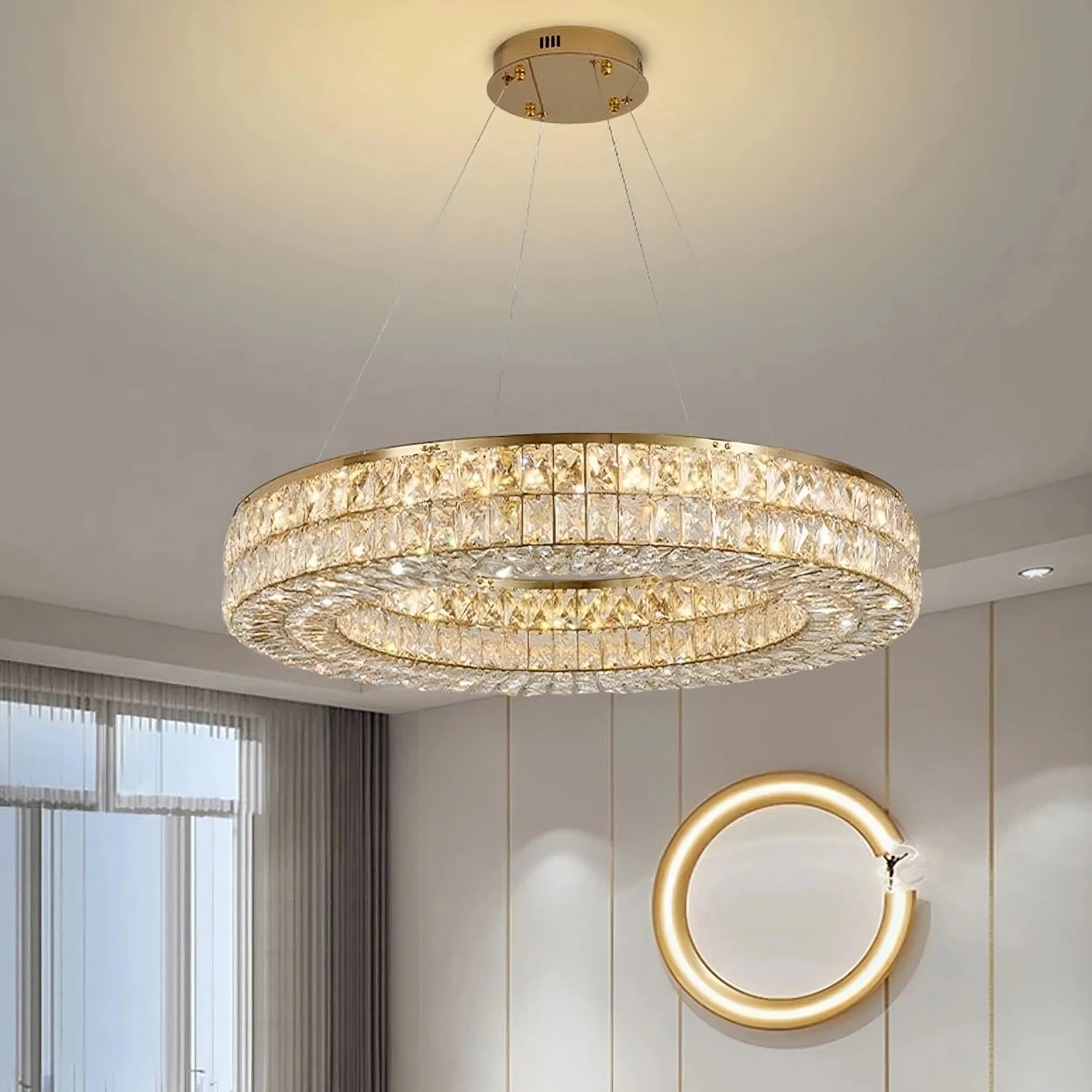 Tuscany Modern Crystal Chandelier Secondary image