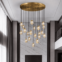 Bossen 19-globe modern chandelier full fixture view