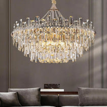 buyGio Modern Round Crystal Chandelier - Morsale