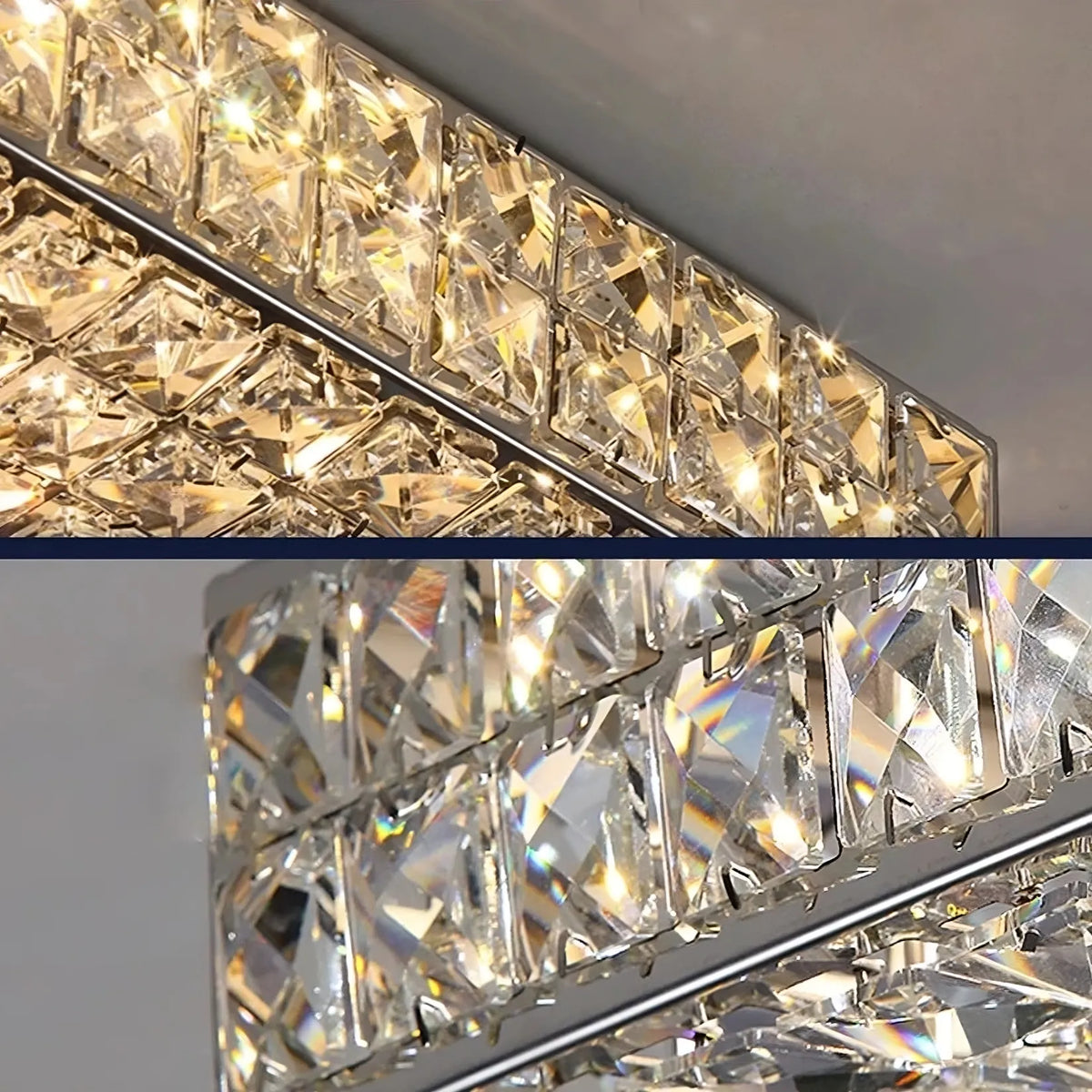 buyGlasbury Crystal Flush Mount - Morsale