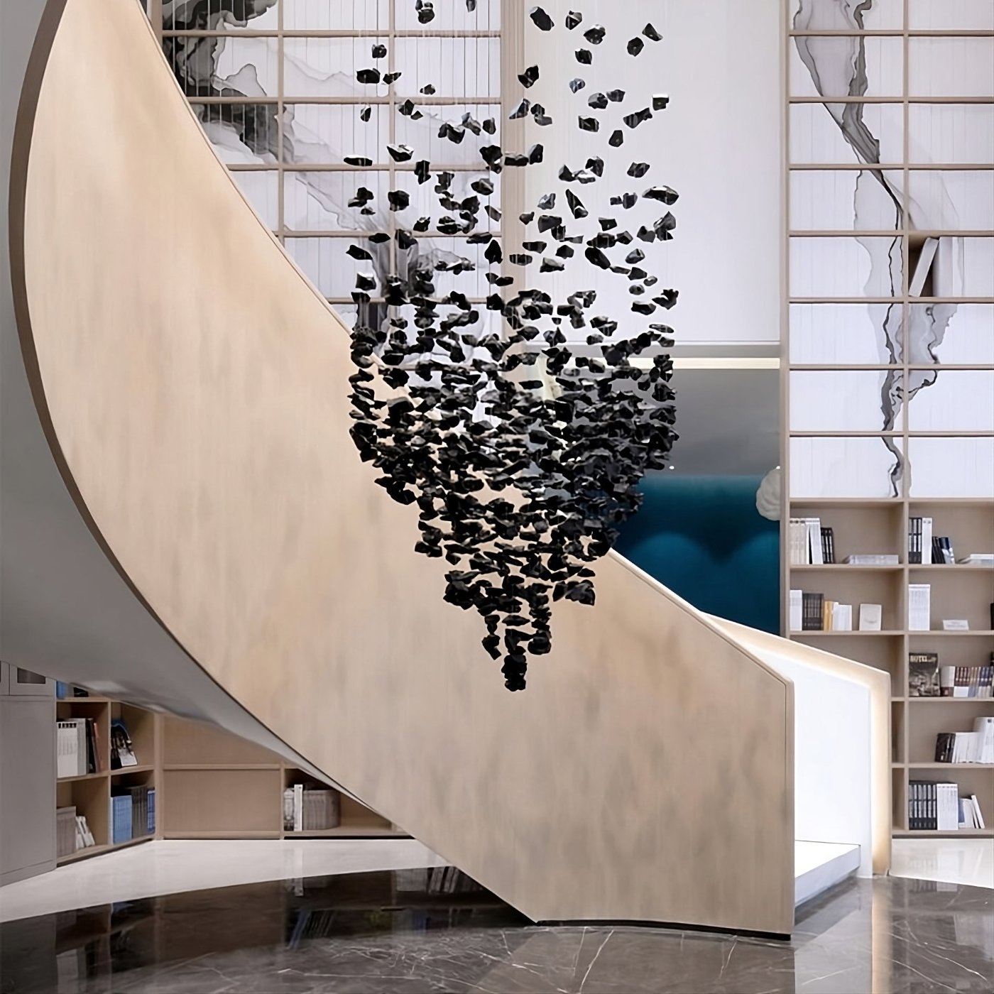 Giore Stone Pendant Chandelier Secondary image