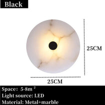 buyMoonshade Marble Wall Sconce - Morsale