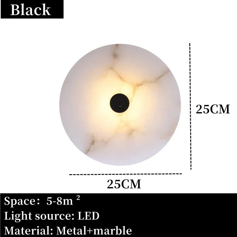 buyMoonshade Marble Wall Sconce - Morsale