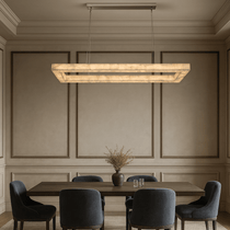 buyOwens Marble Linear Chandelier 39" - Morsale