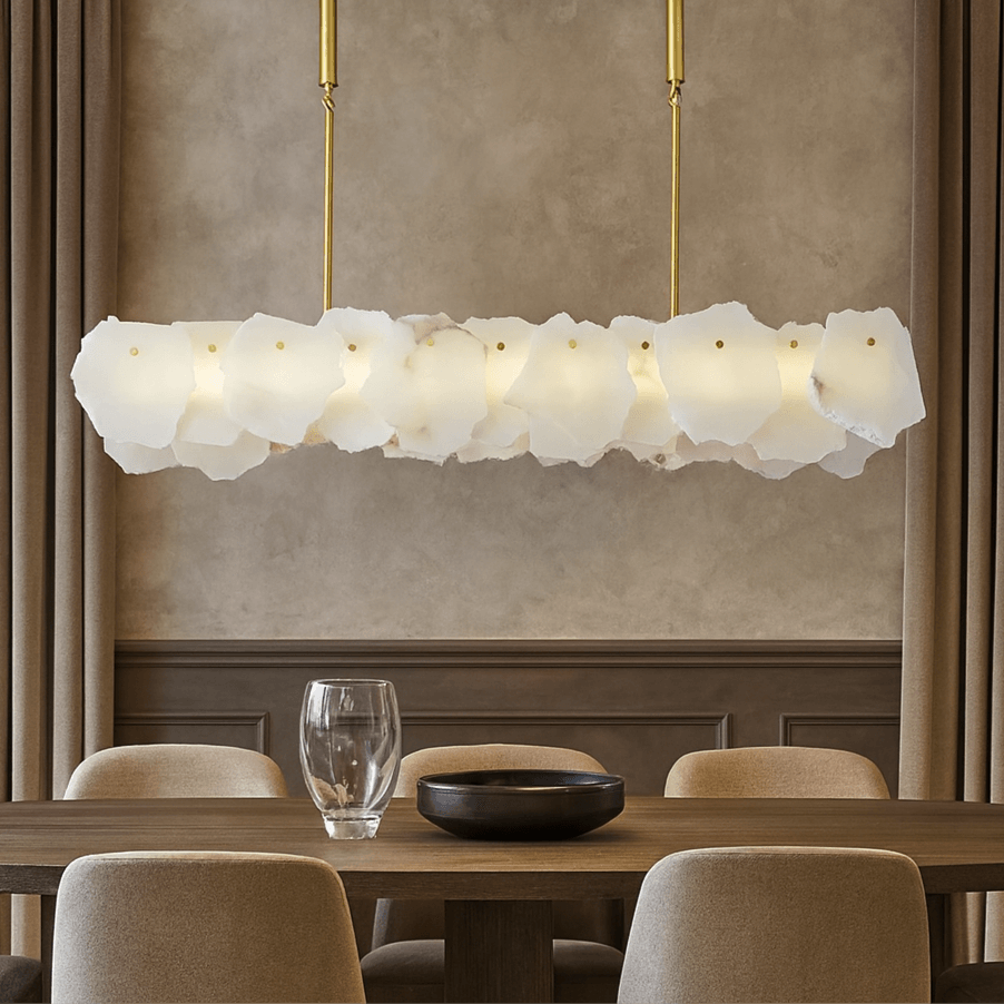 buyNorham Marble Linear Chandelier - Morsale