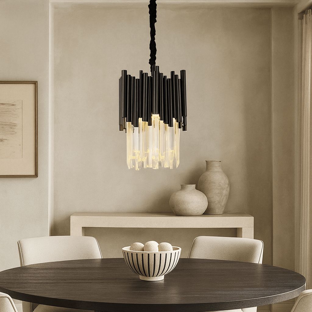 buyVigo 12" Crystal Round Chandelier - Morsale