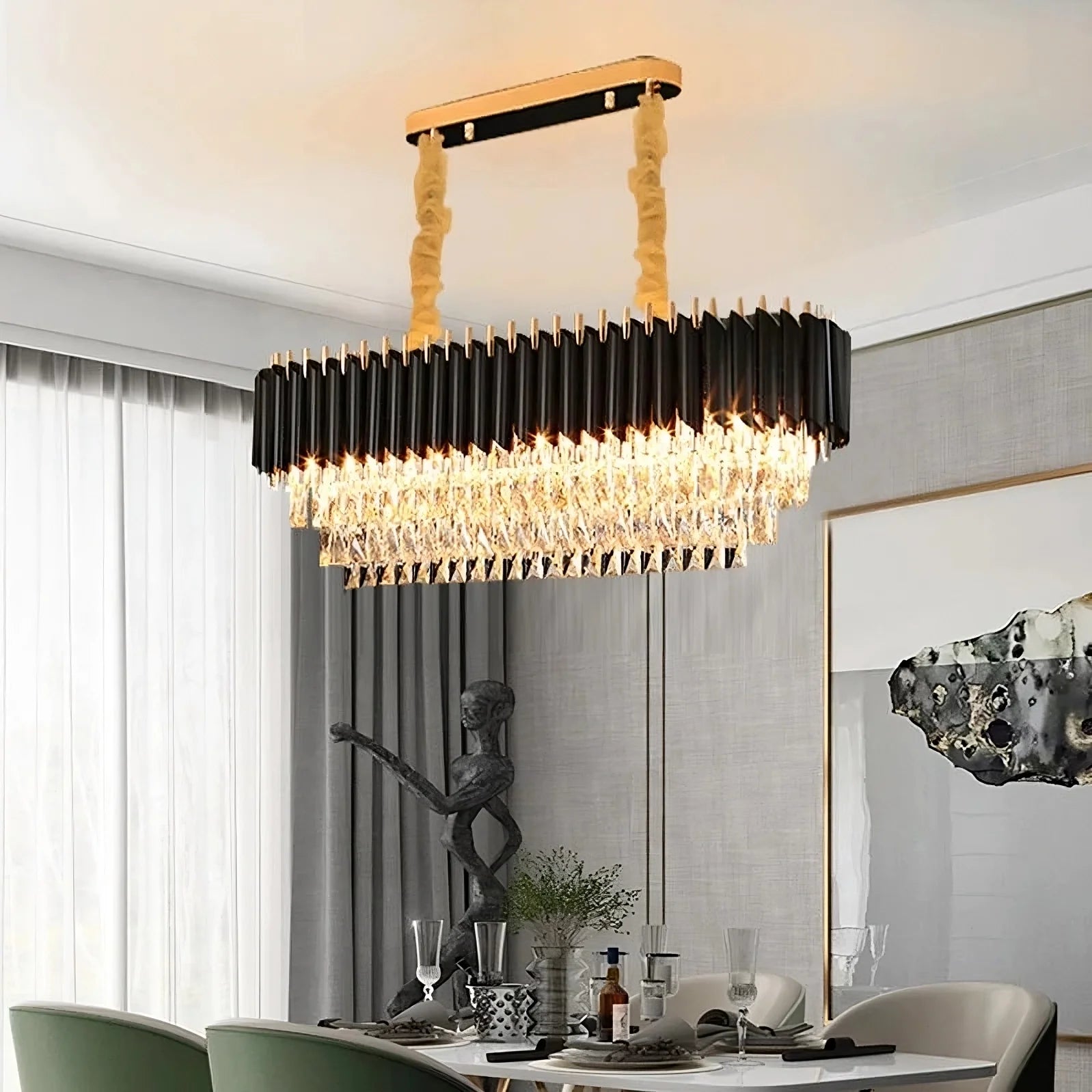 Verano Luxury Dining Room Chandelier Secondary image