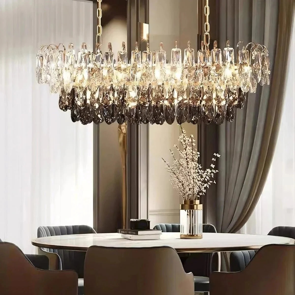 Langford Crystal Dining Chandelier Secondary image