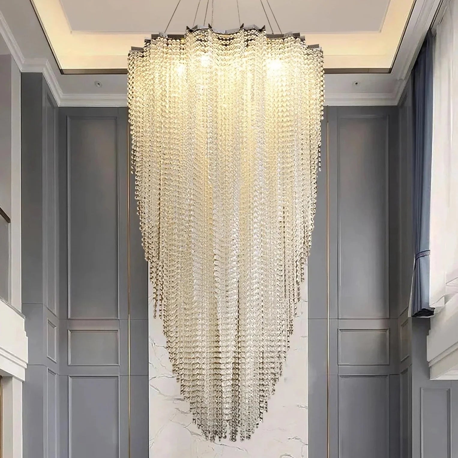 Alleri Modern Staircase Chandelier Secondary image