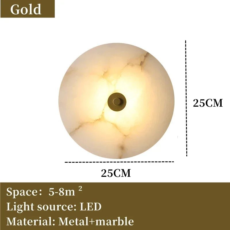 buyMoonshade Marble Wall Sconce - Morsale