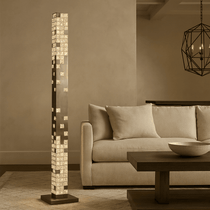 Aurelia crystal floor lamp base detail