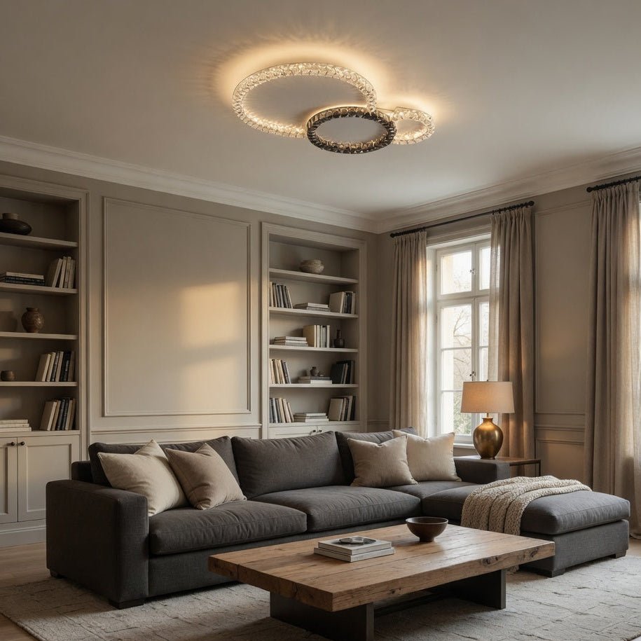 buyRossini Crystal Flush Mount Chandelier - Morsale Main image