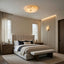 buyMoonshade Marble Flush Mount Chandelier - Morsale