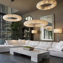 buyBergamo Crystal Ring Chandelier - Morsale