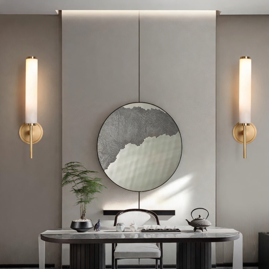 buyBurston Marble Wall Sconce - Morsale Main image