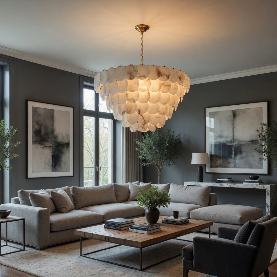 buyBordwell Marble Chandelier 43" - Morsale Main image