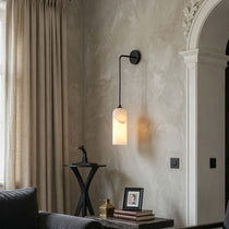 Mirasol marble wall sconce full view