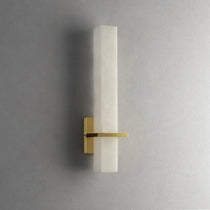 buyVarella Marble & Brass Wall Sconce - Morsale