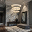 buyAurelia Marble & Crystal 3-Tier Chandelier - Morsale