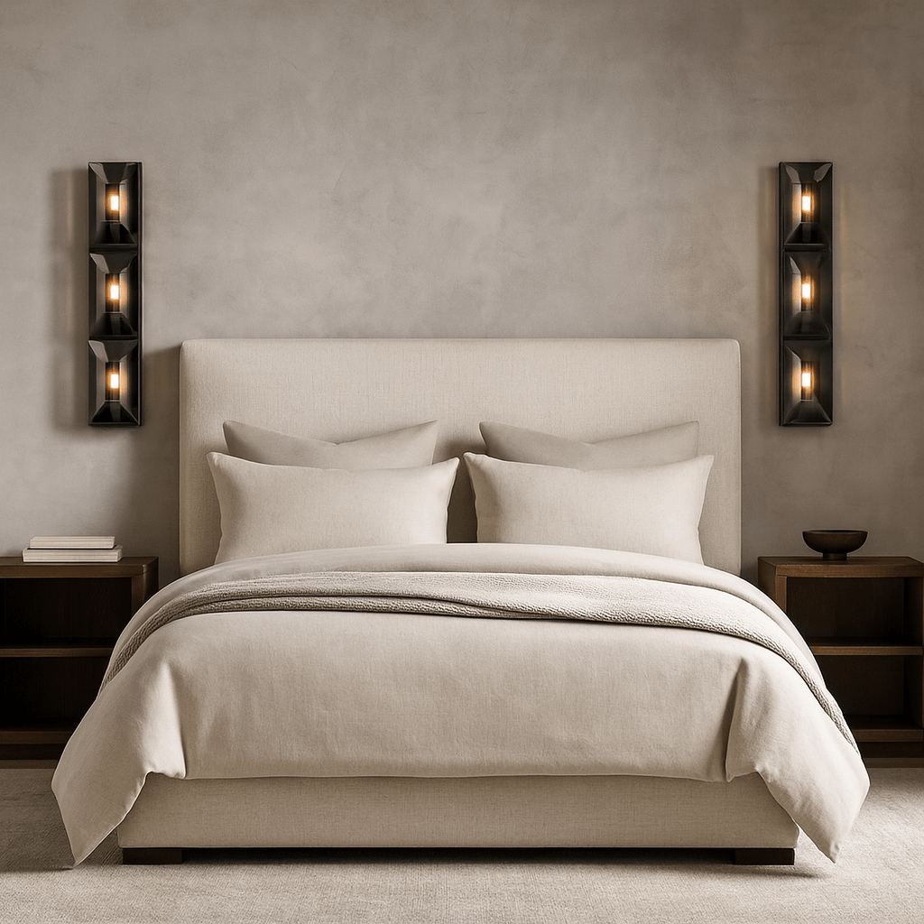 Brookhill 3-Light Crystal Wall Sconce — Black Secondary image