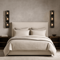 buyBrookhill 3-Light Crystal Wall Sconce — Black - Morsale